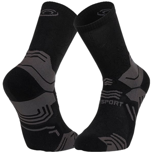 BV Sport Socquette Trek Gr Haute - Polyamide Zwart