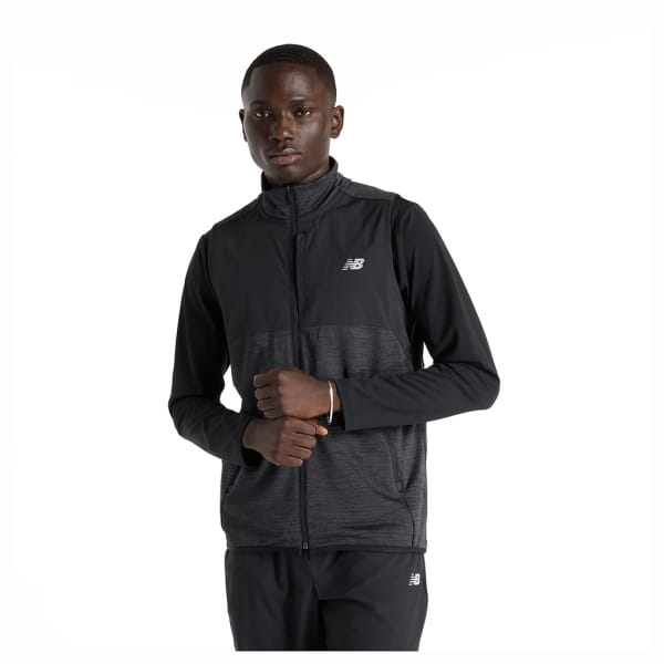 New Balance Heat Grid Vest Hombre Negro