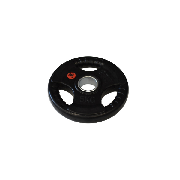 Fit&rack POIDS OLYMPIQUE AVEC POIGNEES - MUSCULATION 5 KG 