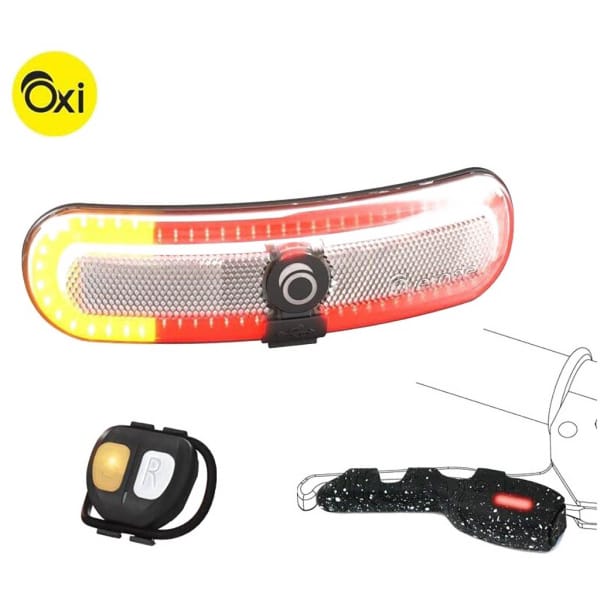 Overade OxiTurn feu clignotant & freinage Nero