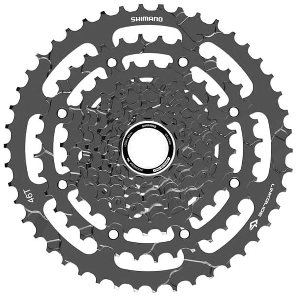 Shimano Cassette CS-LG400-9 9 v 11-36 Black