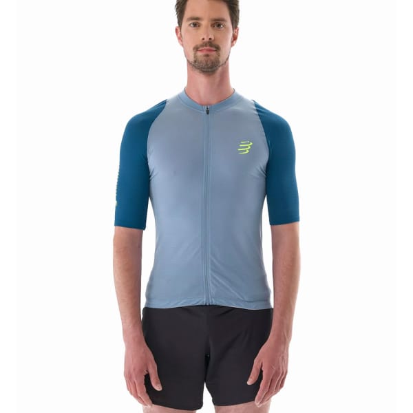 Compressport Trail Racing Postural Short Sleeve Top Uomo Blu