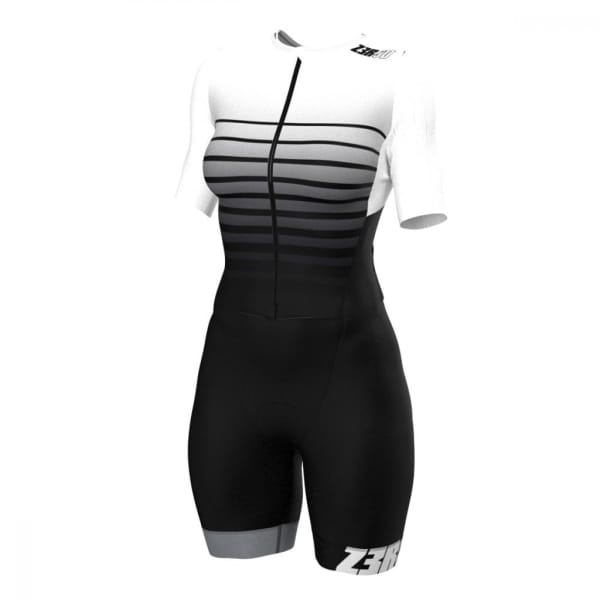 Zerod Racer TTSuit Frauen Weiß und schwarz