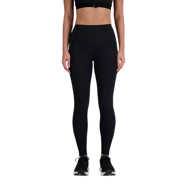 New Balance Nb Sleek Pocket High Rise Legging 27” Vrouwen Zwart