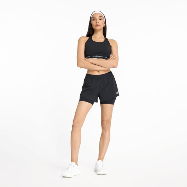New Balance RC 2-in-1 Short 3” Femme Noir