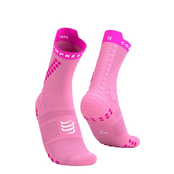 Compressport Pro Racing Socks V4.0 Trail Rosa