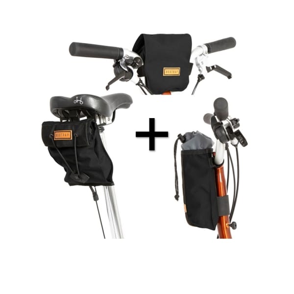 Pack 3 Sacoches vélo Restrap M pour Brompton