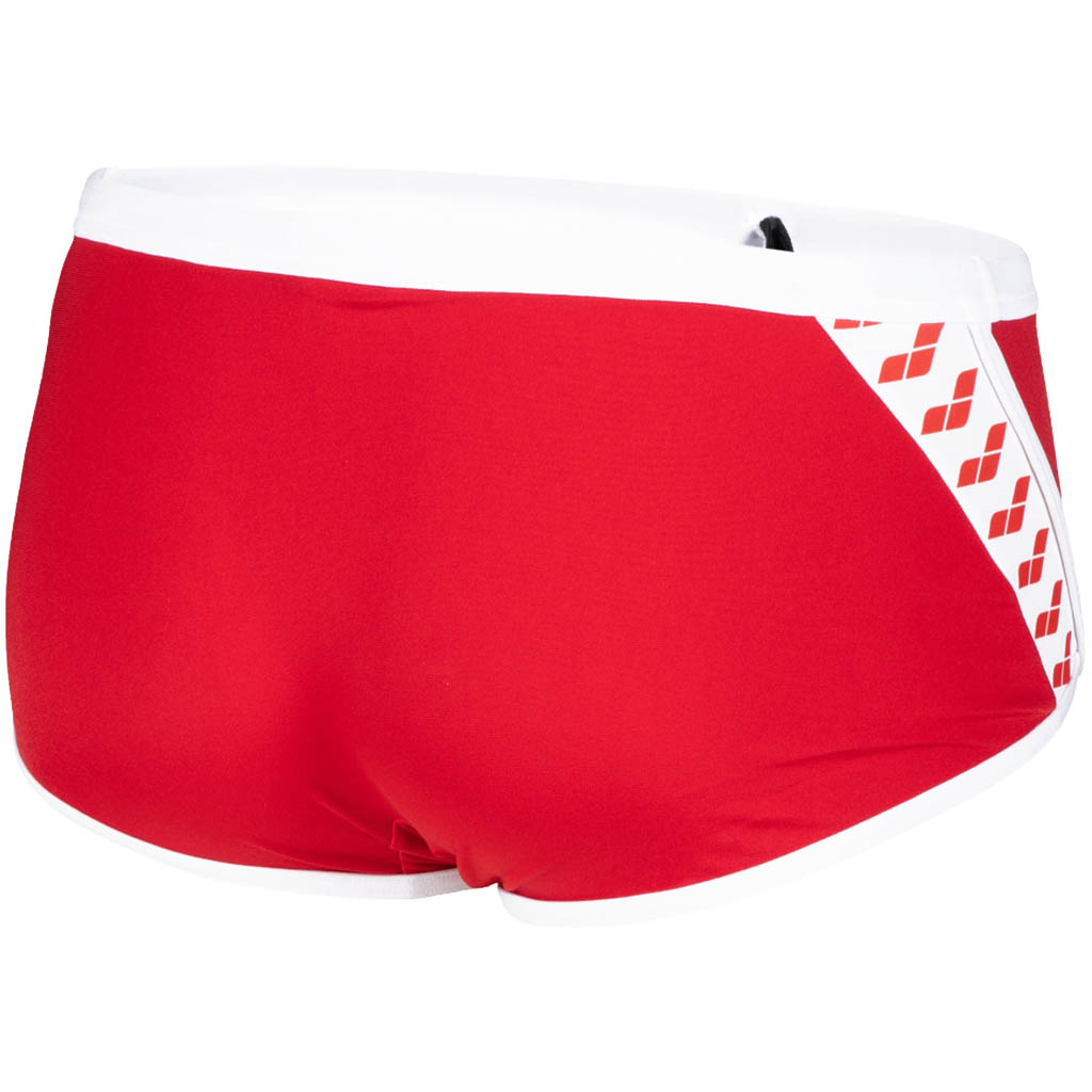 Arena Icons Swim Low Waist Short Solid Red-White| Lepape