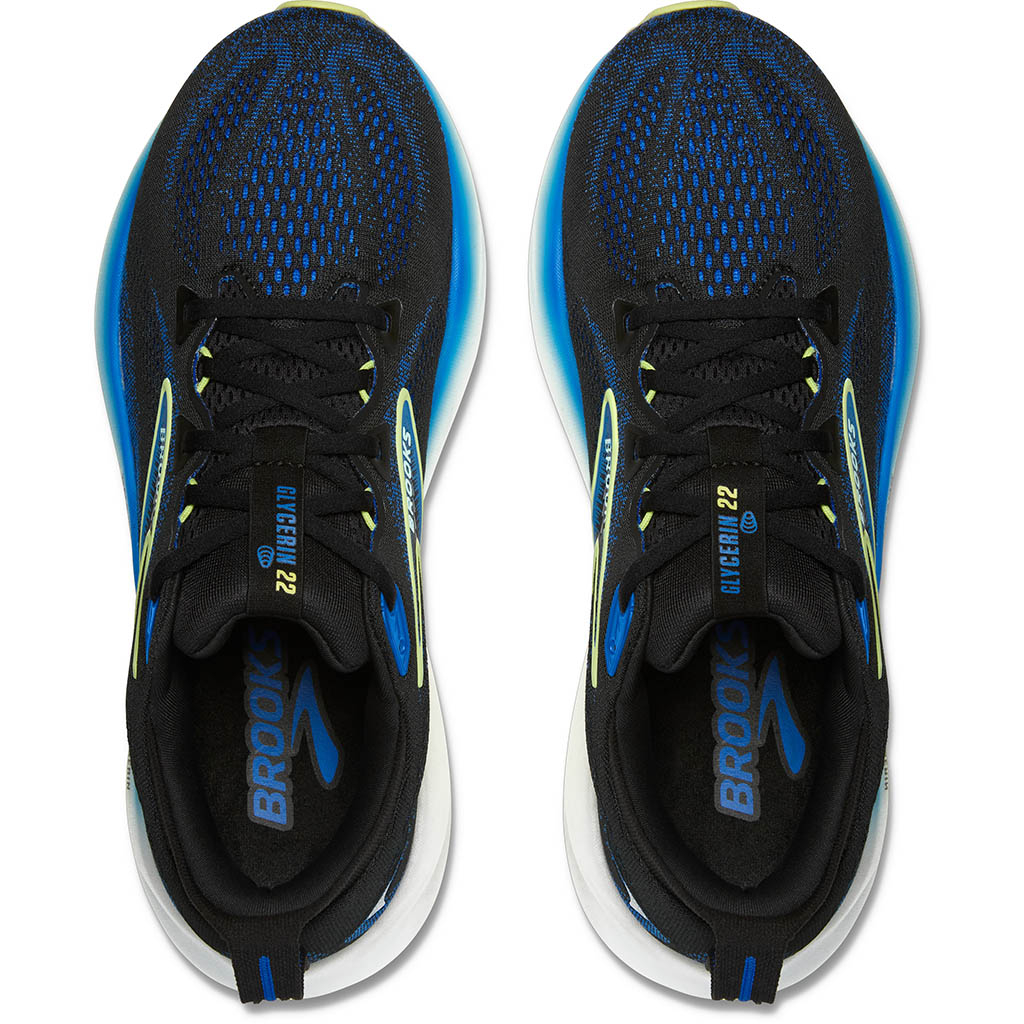 Chaussures De Course Brooks Glycerin 22 - Taille 9.5 Medium - Noir - Occasion Très Bon état - Garantie 30 Jours