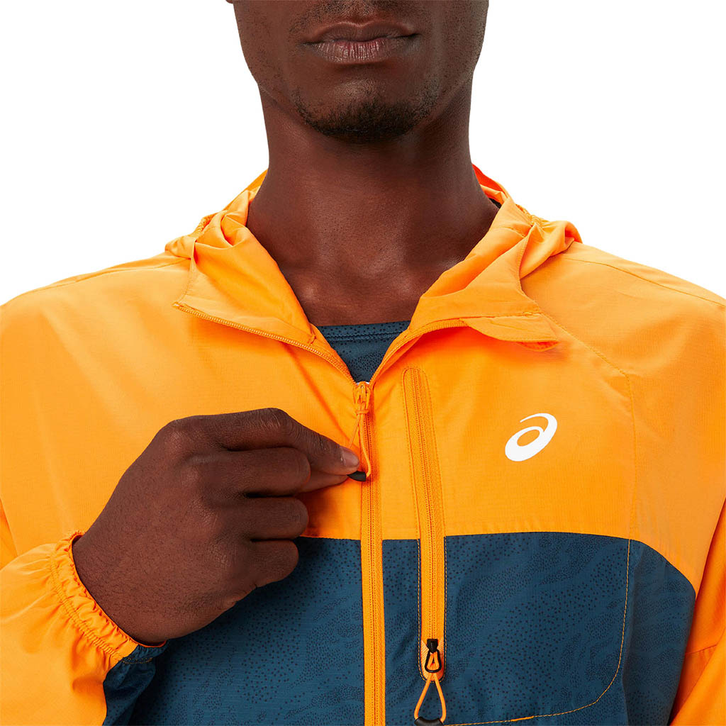 Asics Fujitrail Packable Windbreaker Fellow Yellow.Magnetic Blue