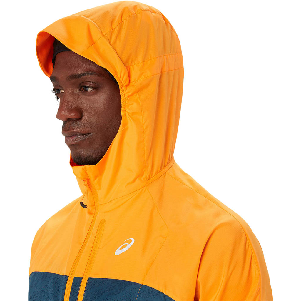 Asics Fujitrail Packable Windbreaker Fellow Yellow.Magnetic Blue