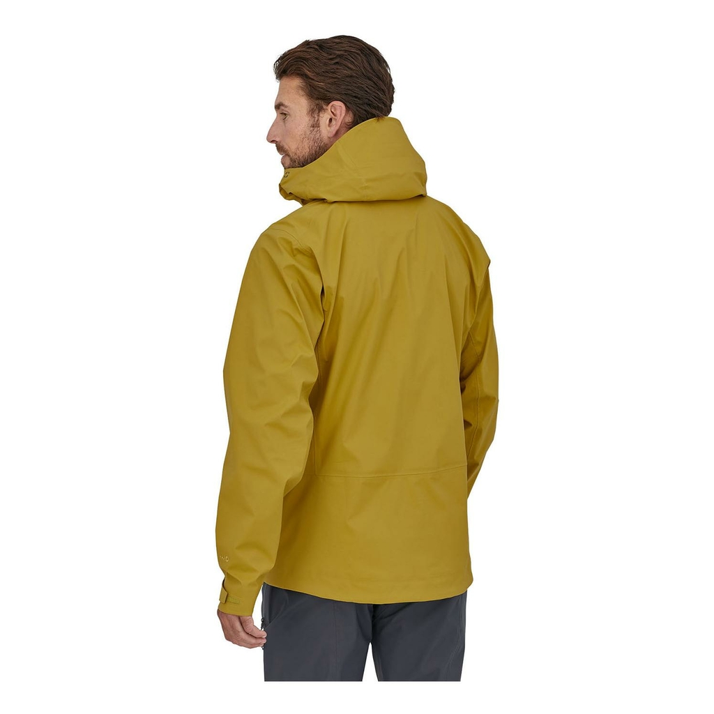 Patagonia dual aspect jacket mustard yellow: men's model jacket