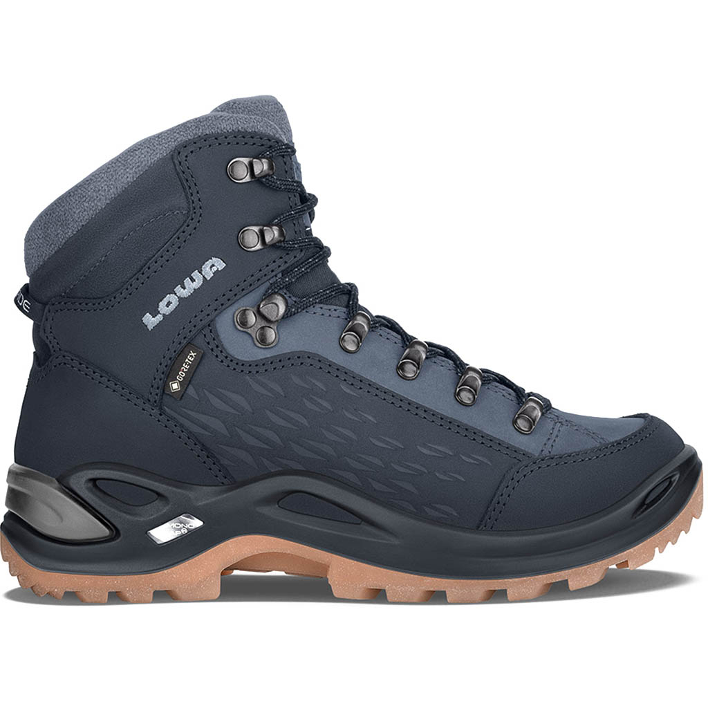 Chaussures De Randonnée LOWA Renegade GTX Mid Femme - Imperméable Bleu Fumé - Taille US 6.5 - Neuf En Boîte