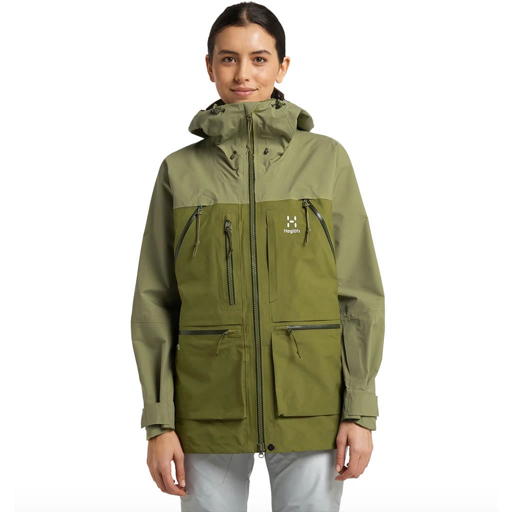Haglofs Vassi Gore-Tex Pro Jacket Olive Green.Thyme Green | Lepape